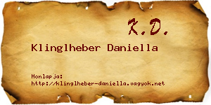Klinglheber Daniella névjegykártya